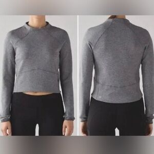 Lululemon Hill and Valley mock neck long sleeve top
